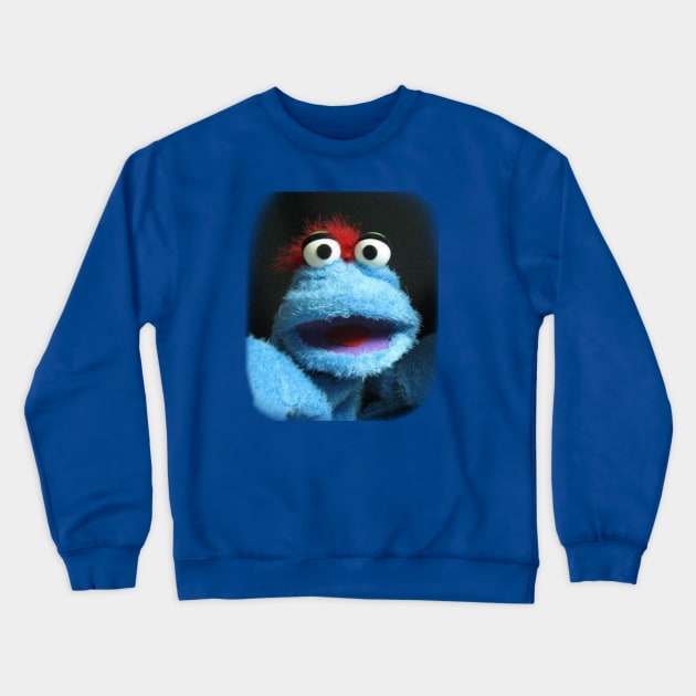 Puppet! Crewneck Sweatshirt by CosmeticMechanic